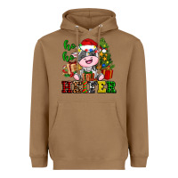 Toasted Coconut ho ho heifer little cute christmas cow Heavyweight Hoodie - AdoDesignShop