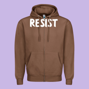 Resist Zipper Hoodie Designed By Maiphamdesign