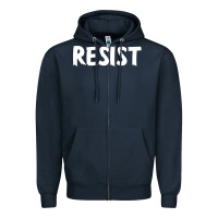 Navy resist Zipper Hoodie - maiPhamDesign