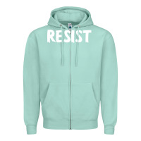 Seafoam resist Zipper Hoodie - maiPhamDesign