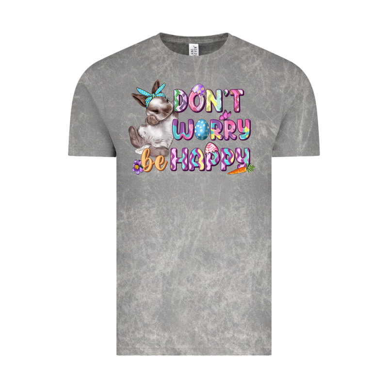 Don't Worry Be Happy Easter Vintage Tee by CowGirlArtShop | Teevron