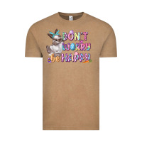 Vintage Coffee Don't worry be happy Easter Vintage Tee - CowGirlArtShop