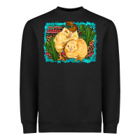 Black western cowboy chicks cactus coop animals  leopard serape turquoise Heavyweight Sweatshirt - Artiststas