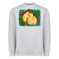 Heather Grey western cowboy chicks cactus coop animals  leopard serape turquoise Heavyweight Sweatshirt - Artiststas
