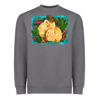 Storm western cowboy chicks cactus coop animals  leopard serape turquoise Heavyweight Sweatshirt - Artiststas