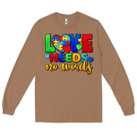 Toasted Coconut Love needs no words Long Sleeve Tee - FaDigitalArtStudio
