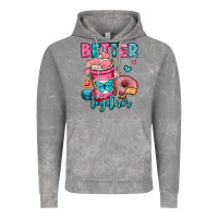 Cloud Rock better together donut and coffee valentines day Vintage Hoodie - OliviaCreatesArt