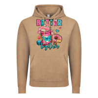 Vintage Coffee better together donut and coffee valentines day Vintage Hoodie - OliviaCreatesArt