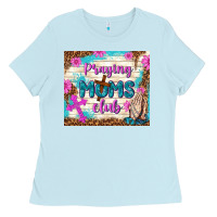 Baby Blue praying moms club Ladies Tee - TumblerDesignByShophia