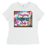 White praying moms club Ladies Tee - TumblerDesignByShophia