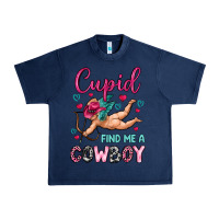 Navy cupid find me a cowboy Urban Heavy Tee - OliviaCreatesArt