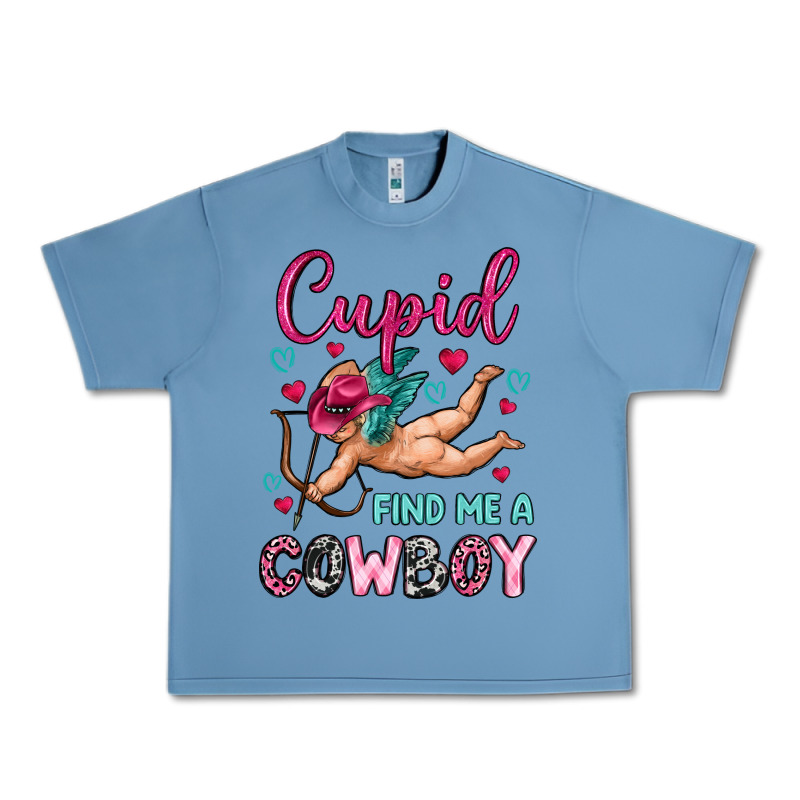 Cupid Find Me A Cowboy Urban Heavy Tee by OliviaCreatesArt | Teevron