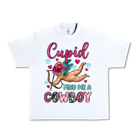 White cupid find me a cowboy Urban Heavy Tee - OliviaCreatesArt