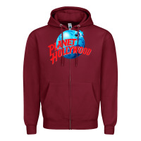 Burgundy planet hollywood restaurant Zipper Hoodie - maiPhamDesign