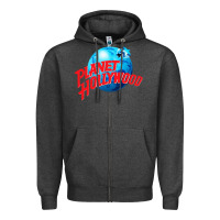 Charcoal Heather planet hollywood restaurant Zipper Hoodie - maiPhamDesign