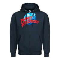 Navy planet hollywood restaurant Zipper Hoodie - maiPhamDesign