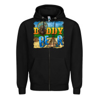 Black daddy bear native Zipper Hoodie - BarkalooDesign