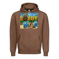 Chestnut daddy bear native Zipper Hoodie - BarkalooDesign