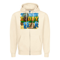 Sandshell daddy bear native Zipper Hoodie - BarkalooDesign