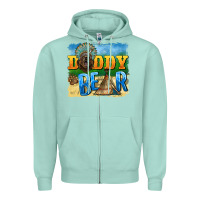 Seafoam daddy bear native Zipper Hoodie - BarkalooDesign