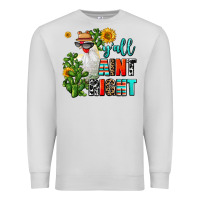 Dove Grey y'all aint right Premium Sweatshirt - AdoDesignShop