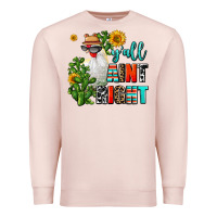 Pale Pink y'all aint right Premium Sweatshirt - AdoDesignShop