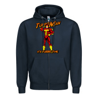 Navy turbo man Zipper Hoodie - maiPhamDesign
