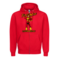 Red turbo man Zipper Hoodie - maiPhamDesign
