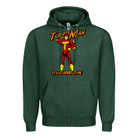 Sports Green turbo man Zipper Hoodie - maiPhamDesign