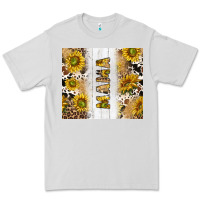 Dove Grey western mother's day mama with cowhide and sunflowers tumbler tbs Premium Tee - TumblerDesignByShophia