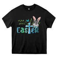 Black My First Easter Bunny Boy Heavy Core Tee - RanaPortraitStore