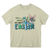 Mossy My First Easter Bunny Boy Heavy Core Tee - RanaPortraitStore
