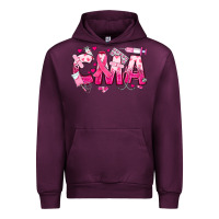 Mauve Wine breast cancer cma certified medical assistant Urban Hoodie - JahusDesignShop