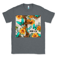 Charcoal Heather christian free john 8 36 Classic Tee - TumblerDesignByShophia