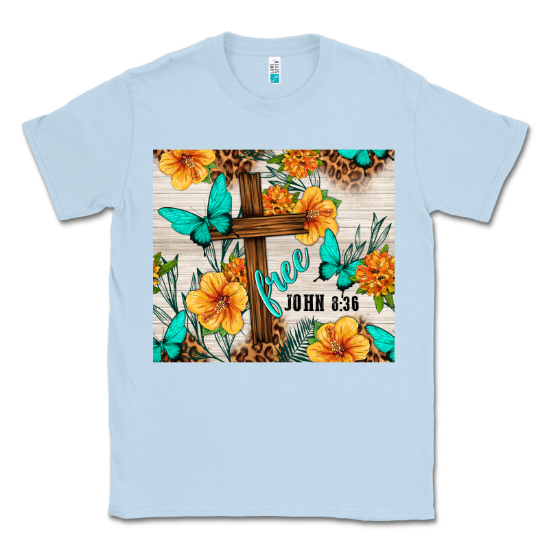 Christian Free John 8 36 Classic Tee by TumblerDesignByShophia | Teevron