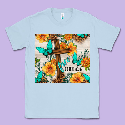 Christian Free John 8 36 Classic Tee Designed By Tumblerdesignbyshophia