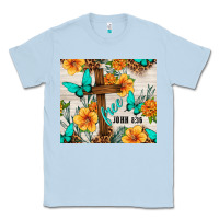 Dusty Blue christian free john 8 36 Classic Tee - TumblerDesignByShophia
