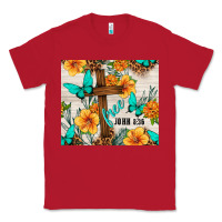 Red christian free john 8 36 Classic Tee - TumblerDesignByShophia