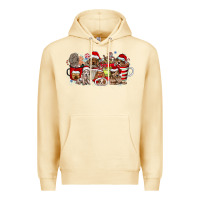 Pina Colada Christmas Dog Coffee Premium Hoodie - CowhideDigitalArt