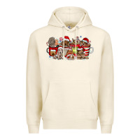 Tofu Christmas Dog Coffee Premium Hoodie - CowhideDigitalArt