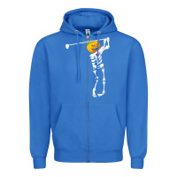 True Royal Golf Skeleton Pumpkin Halloween Shirt Zipper Hoodie - maiPhamDesign
