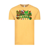 Vintage Mustard Mama claus christmas lights and gifts mother's day Vintage Tee - HowdyJamesFarm