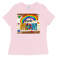 Bubblegum Pink pride mom Ladies Tee - TumblerDesignByShophia