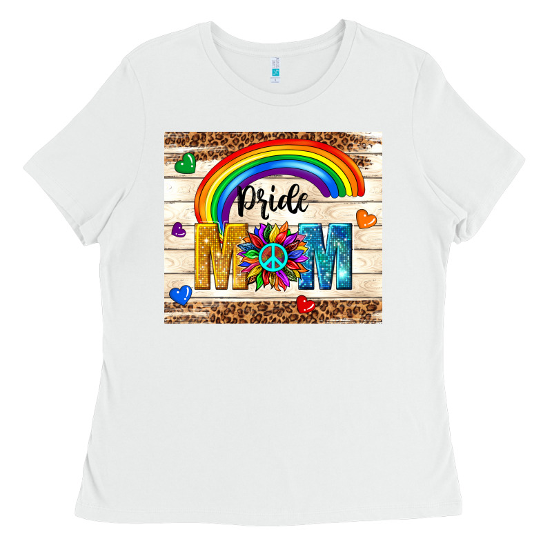 Pride Mom Ladies Tee by TumblerDesignByShophia | Teevron