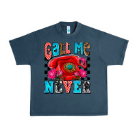 Midnight Navy call me never olivia Urban Heavy Tee - OliviaCreatesArt