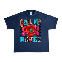 Navy call me never olivia Urban Heavy Tee - OliviaCreatesArt