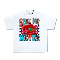 White call me never olivia Urban Heavy Tee - OliviaCreatesArt