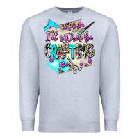 Heather Grey i d rather be crafting Premium Sweatshirt - AdoDesignShop
