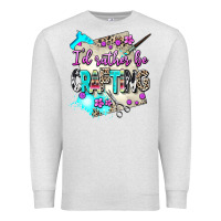 Oatmeal Heather i d rather be crafting Premium Sweatshirt - AdoDesignShop