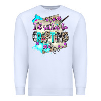 White i d rather be crafting Premium Sweatshirt - AdoDesignShop